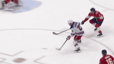 Hockey Player Number 23 Skating On Ice GIF