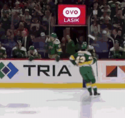 Hockey Player Number 23 GIF