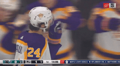 Hockey Player Number 24 GIF