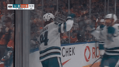 Hockey Player Number 24 Celebrating GIF