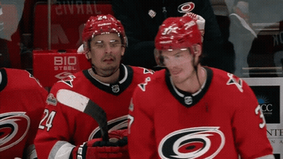 Hockey Player Number 24 Next To Another Player GIF
