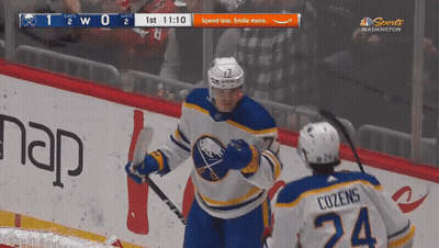 Hockey Player Number 24 Talking To Another Player GIF