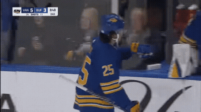 Hockey Player Number 25 GIF