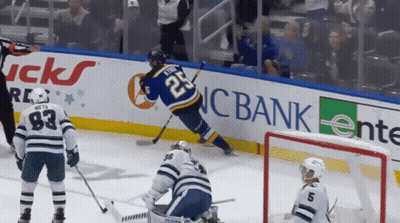 Hockey Player Number 25 Skating GIF