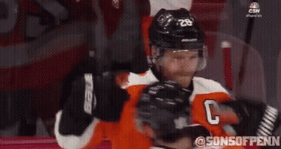 Hockey Player Number 28 GIF