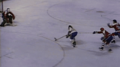 Hockey Player Number 28 on Ice