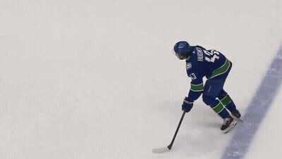 Hockey Player Number 28 Skating On Ice GIF