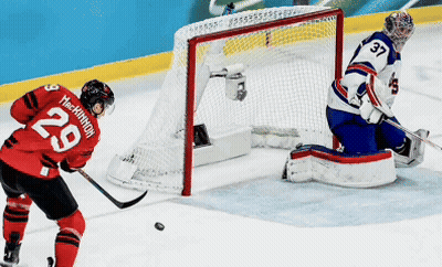 Hockey Player Number 29 GIF