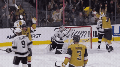 Hockey Player Number 3 Celebrating GIF