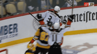 Hockey Player Number 3 Fighting GIF