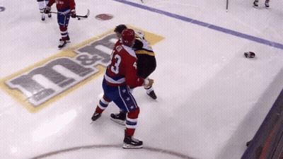 Hockey Player Number 3 On Ice GIF