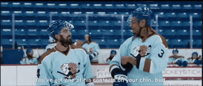 Hockey Player Number 3 Talking GIF