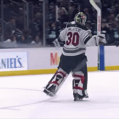 Hockey Player Number 30 Standing GIF