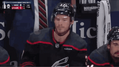 Hockey Player Number 33 In Stands GIF