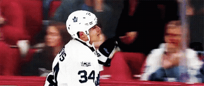 Hockey Player Number 34 GIF