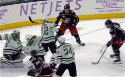 Hockey Player Number 34 GIF