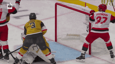 Hockey Player Number 37 Jersey On Ice GIF