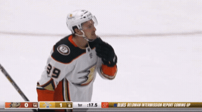 Hockey Player Number 39 GIF