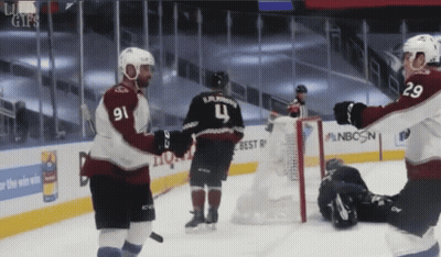 Hockey Player Number 4 Shaking Hands