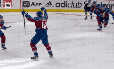 Hockey Player Number 41 GIF