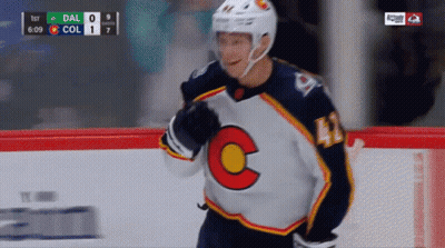 Hockey Player Number 42 Celebrating GIF