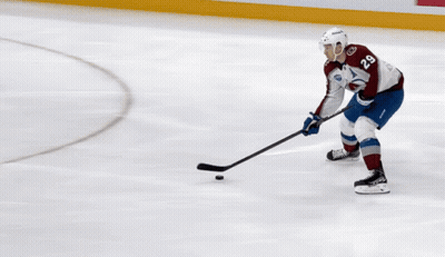 Hockey Player Number 42 Skating GIF