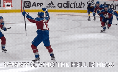 Hockey Player Number 44 GIF