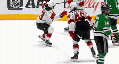 Hockey Player Number 49 GIF