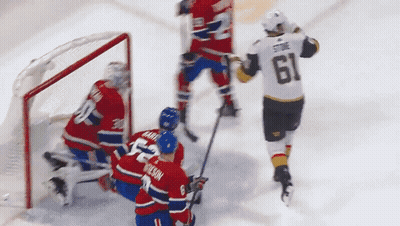 Hockey Player Number 61 On Ice GIF