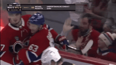Hockey Player Number 63 Surrounded GIF