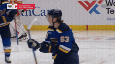 Hockey Player Number 63 GIF