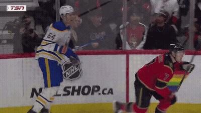 Hockey Player Number 64 GIF