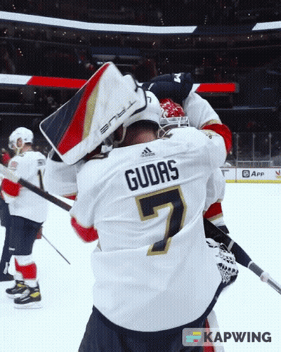 Hockey Player Number 7 GIF