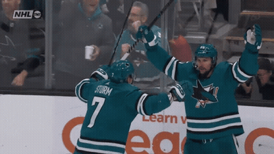 Hockey Player Number 7 GIF