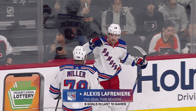 Hockey Player Number 70 Congratulated By Teammate GIF