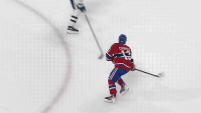 Hockey Player Number 71 Looking On GIF