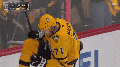 Hockey Player Number 71 GIF