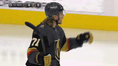 Hockey Player Number 71 On Ice GIF