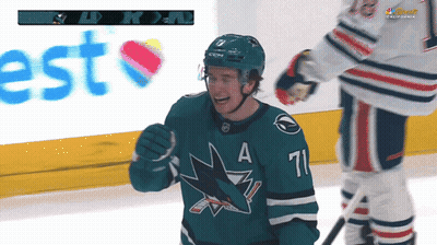 Hockey Player Number 71 On Ice GIF