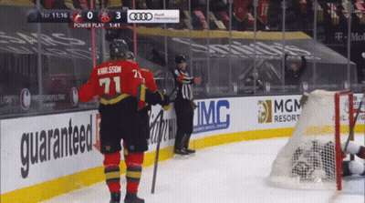 Hockey Player Number 71 On Ice GIF