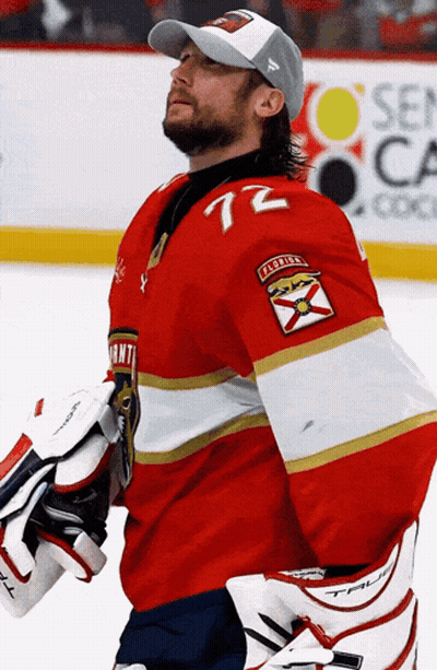 Hockey Player Number 72 GIF