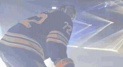 Hockey Player Number 72 On Ice GIF