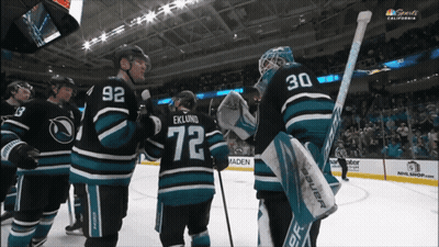 Hockey Player Number 72 GIF
