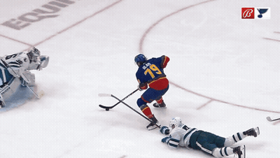 Hockey Player Number 79 GIF