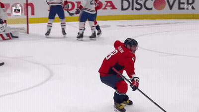 Hockey Player Number 8 GIF