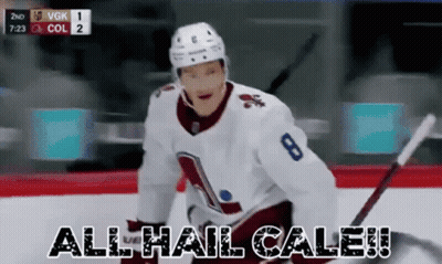 Hockey Player Number 8 On Ice GIF