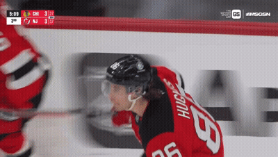 Hockey Player Number 8 On Shirt GIF