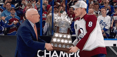 Hockey Player Number 8 GIF