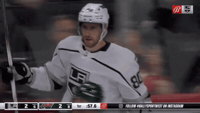 Hockey Player Number 80 Holding Stick GIF