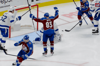 Hockey Player Number 83 On Ice GIF